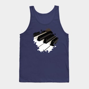 Piano watercolor Tank Top